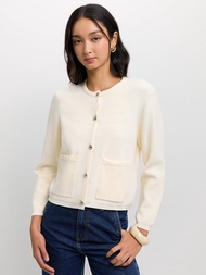 [Pomelo] คาร์ดิแกนผ้าถัก / Knit Cardigan