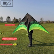 【B&S Jun】 Kite Prairie Kite 1.2m Easy To Fly Adult Children Kite Triangle Kite Breeze Easy To Instal