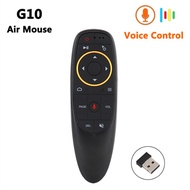 G10 Smart Voice Remote Control 2.4G RF Gyroscope Wireless Air Mouse with Microphone for X96 mini H96