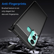 Ốp lưng cho Infinix Note 12 12i 40 Pro Plus 5g Hot 12 20 20S 20i Play NFC vỏ mềm bảo vệ vỏ sợi carbo