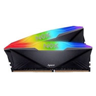 ⚡️ APACER NOX RGB BLACK  RAM DDR4(3200) 16GB (8GBX2) รุ่น (AH4U16G32C28YNBAA-2)/ประกัน SVOA ตลอดการใช้งาน
