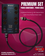 Power Conditioner Premium Set : SurgeGuard Premium SL - 8AV Special Edition x Audio Force Premium Po