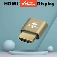 VGA to 4K HDMI Dummy Plug Emulator Virtual Display Lock for GPU Mining Server Pro