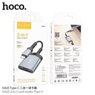 HOCO UA24 UA25 หัวแปลง iP iOS to USB หัวแปลง Type-C to USB OTG Card Reader หัวแปลง iP iOS Type-C to SD Card TF Card ของแท้100%