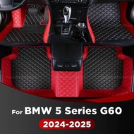 RHD For BMW 5 Series G60 2024-2025 Car Floor Mats Custom Auto Foot Pads Automobile Carpet Cover Inte
