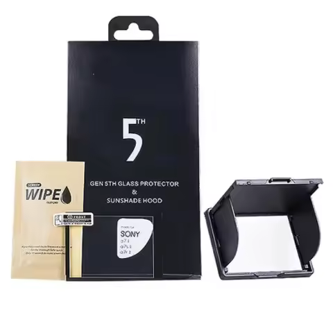 Hood Screen Camera Film Protection Optical Glass Fifth Generation Fr SONY A7R A7R2 A9 A9II A7 A7II R