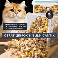 Pet Freeze Dried Booster Gemuk Kucing Premium Dog & Cat Treats Makanan Snack Kucing [500g]