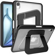 Cho iPad Pro 13 inch 2024 kép multi-góc Chân đế có thể điều chỉnh Trường hợp với kẹp giữ bút bảo vệ