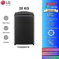 LG 20KG TOP LOAD WASHING MACHINE WITH INTELLIGENT FABRIC CARE | TV2520SV7K