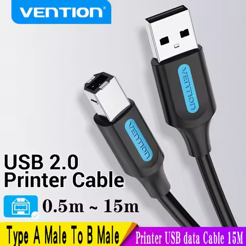 Vention USB Printer Cable USB 3.0 2.0 Type A Male To B Male Sync Data Scanner Printer Cabl for ZJian