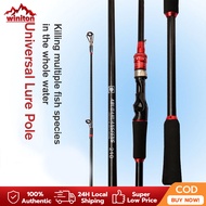 Fishing rod 1.65M-2.4M Fishing Rod 2 Section Rod Fishing Sports Outdoor Fishing Rod Reel Set
