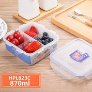 Lock & Lock Fresh-keeping Box Lunch Box Microwave Heating Plastic Lunch Box Compartmented Lunch Box 