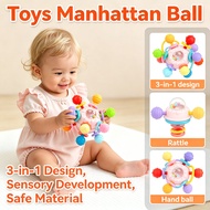 Mainan Baby 1 Tahun Toys Manhattan Rattle Toys Baby 6 Month Teether Toys Baby Toy Toys Infant Ball R