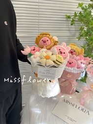 Loopy Doll Ruby Plushie Cute Toy Birthday Gift for Girlfriend Valentines Day Present Cartoon Flower 