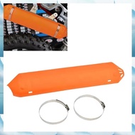 [G V W E] Motorcycle Exhaust Tail Section Protective Cover Motorcycle Exhaust Cover for  250 300 EXC