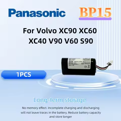 1PCS BP15 8.0V 750mAh Replacement VCM Battery For Volvo XC90 XC60 XC40 V90 V60 S90 VCM Gateway S/N P