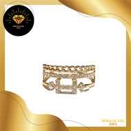 cincin emas 375 - emas asli
