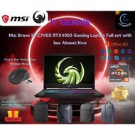 Msi Bravo 15 C7VEK RTX4050 Gaming Laptop Full set with box Almost New USED LAPTOP / 二手笔电 / 二手手提电脑