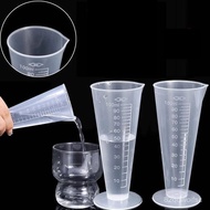 Plastic Measuring Cup Triangle Shape With Scale Slim Clear High Temperature Resistant 50/100ml BK2D