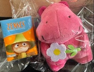 ［日本Bandai直送夾公仔］得意動物餅系列粉紅河馬