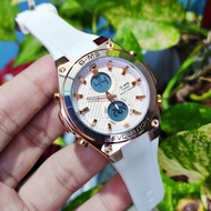 Shock Proof Dual Time Baby G Women Watch G-MS Fashionable MSG-S2006 Actual-Pic Non-Tarnish Water Res
