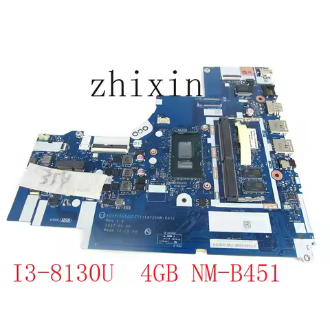 yourui for 330-15IKB 81DE Lenovo ideapad 330-17IKB 81DM Laptop motherboard CPU I3-8130U RAM 4G NM-B4