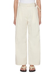 LE17SEPTEMBRE LEATHER D-RING COTTON GURKHA PANTS