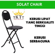 TKTT Portable Folding Chair Kerusi Lipat Solat Foldable Chair Good Quality