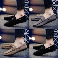 Spring Loafers Men's Casual Shoes Korean Version Peas Shoes Lazy Shoes Breathable Social Guy Shoes M