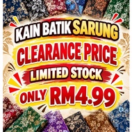 CLEARANCE PRICE/ KAIN SARUNG SIAP JAHIT / KAIN BATIK F&C / KAIN PASANG / KAIN SARUNG BATIK/KAIN BATI