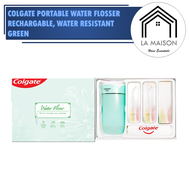 Colgate Portable Water Flosser Rechargeable, Water Resistant - Green