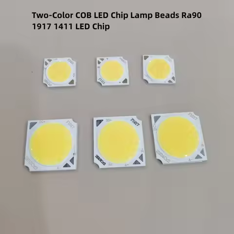 Two-Color COB LED Chip Lamp Beads Ra90 1917 1411 LED Chip 7W 12W 18W 24W 300mA Light Source For Down