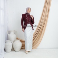Party kebaya burgundy brocade kebaya/ sequin kebaya/ songket kebaya/ songket skirt/ emerald kebaya/ 
