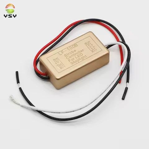 1PCS Universal 9-30V Flash Strobe Controller Flasher Module for LED Brake Stop Light Lamp FL-100B