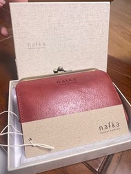 日本 nafka 珠扣 短夾