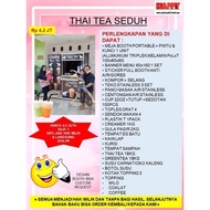 PAKET USAHA FRANCHISE MINUMAN THAI TEA SEDUH TEH THAILAND TEA