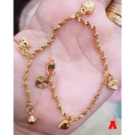 👹 COP 916 ORI JE, ❌DE 18KGP 👹 EMAS KOREA GELANG KAKI RANTAI KAKI ANKLET GOLD PLATED 👹