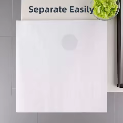 100pcs Hamburger Patty Paper 5.5" Non Stick Parchment Paper Square Sheet for Patty Serperate Burger 