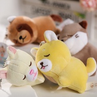 Shiba Inu Plush Toy Akita Inu Small Doll Schoolbag Pendant Dog Keychain Accessories