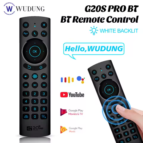 Voice Remote Control G20S PRO Backlit 2.4G Wireless Air Mouse Gyroscope G20BTS Plus BT5.0 Gyro Contr