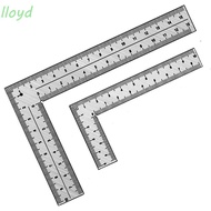 LLOYD L Square Ruler, Measuring Tool Stainless Steel Metal Ruler, Office Accessories High-Accuracy P