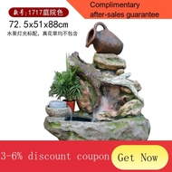 YQ41 Home Fish Pond Landscape Garden Balcony Decoration Floor Flowing Water Ornaments Rockery Fountain Lucky Feng Shui L