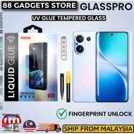 GlassPro 9H Glue UV 3D Tempered Glass for Vivo V60 5G / V50 / V40 Pro / V30 / V29 / Y78 / V27 / Nex 