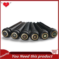 [OnLive] 6pcs Ebony Guitar Bridge Pins for 6 & 12 String Acoustic Guitar Fixed String Nails