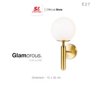 SL LIGHTING | Wall Lamp โคมไฟติดผนัง ขั้ว E27 รุ่น SL-5-GLAM-W909/1W