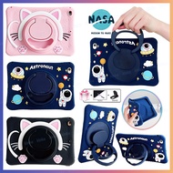 360 degree rotating Stand Kids Safe Cute Cartoon NASA Astronaut Shockproof Tablet Case Cover for Samsung Galaxy Tab A9 8.7 X110 X115 A9 Plus X210 X216B  A8 10.5 X200 X205 A7 Lite 8.7 T220 T225 10.4 T500 A 8.0 T290 T295 S6 Lite P610 P615 P613 10.1 T510