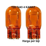 T20 7443 1891 12v 21w/5w 4 wire BRAKE STOP plug-in LARGE Car Motorcycle