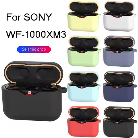 Silicone Earphone Case For SONY WF-1000XM3 Case Earphone Charging Box For SONY WF 1000XM3 Protective