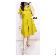 FF Dress Asyifa Ld 98 cm P 92 cm B 138 gr Mosscrepe Viscose 4106 Dress Korean Style