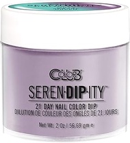 Color Club Nail Dip Powder Serene Green, Mood Color Changing Collection, Teal to Purple Color 2 oz (